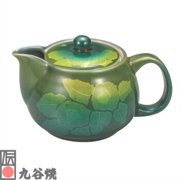 九谷焼・ポット急須 銀山茶花