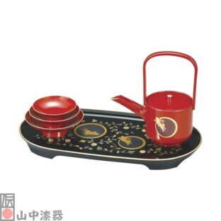 山中漆器　要明漆仙作　根来　ぐい呑　盃　6点　共箱　M　4917 m53255227270_1.jpg?1662700730